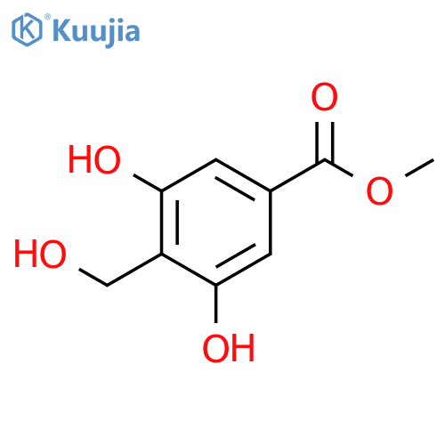 methyl 3,5-dihydroxy-4-(hydroxymethyl)benzoate structure
