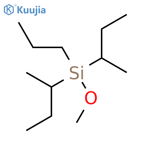 Silane, methoxybis(1-methylpropyl)propyl- structure