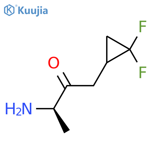 (3R)-3-amino-1-(2,2-difluorocyclopropyl)butan-2-one structure