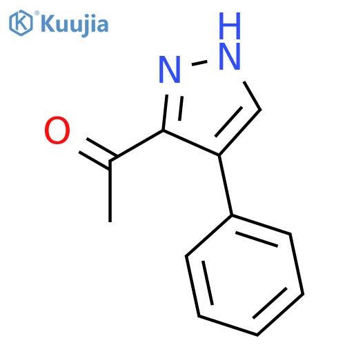 1-(4-Phenyl-1H-pyrazol-3-yl)ethanone structure