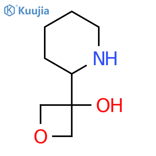 3-(piperidin-2-yl)oxetan-3-ol structure