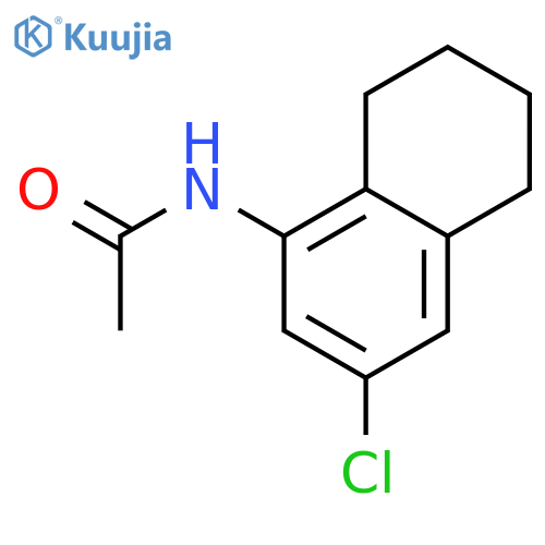 Acetamide, N-(3-chloro-5,6,7,8-tetrahydro-1-naphthalenyl)- structure