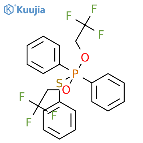 PHOSPHORANE, DIPHENYL(PHENYLTHIO)BIS(2,2,2-TRIFLUOROETHOXY)- structure