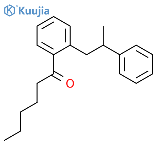 1-Hexanone, 1-[(methyl-2-phenylethyl)phenyl]- structure