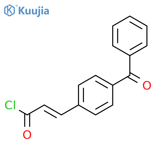 2-Propenoyl chloride, 3-(4-benzoylphenyl)- structure