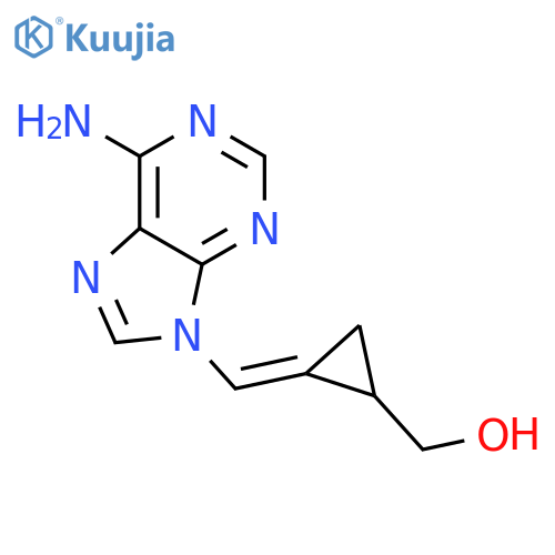 (Z)-9-[2(S)-(Hydroxymethyl)cyclopropylidenemethyl]adenine structure
