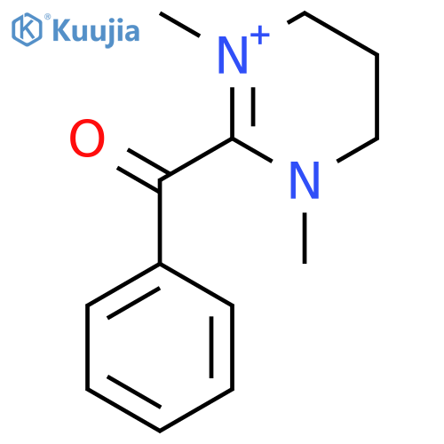 Pyrimidinium, 2-benzoyl-3,4,5,6-tetrahydro-1,3-dimethyl- structure