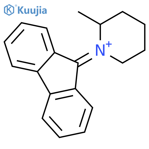 Piperidinium, 1-(9H-fluoren-9-ylidene)-2-methyl- structure