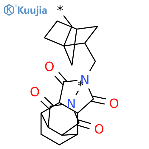Poly[(octahydro-1,3,5,7-tetraoxo-4,8-ethanobenzo[1,2-c:4,5-c']dipyrrole-2,6(1H,3H)-diyl)methylenebicyclo[2.2.1]heptanediylmethylene] structure