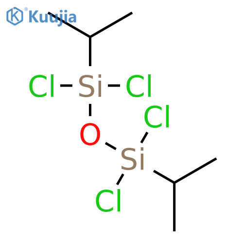 Disiloxane, 1,1,3,3-tetrachloro-1,3-bis(1-methylethyl)- structure