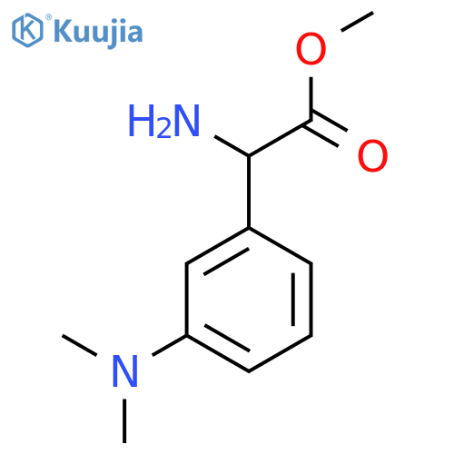 methyl 2-amino-2-3-(dimethylamino)phenylacetate structure