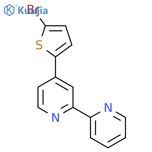 2,2'-Bipyridine, 4-(5-bromo-2-thienyl)- structure
