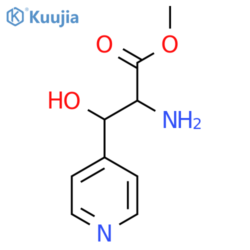 Methyl 2-Amino-3-hydroxy-3-(4-pyridyl)propanoate structure