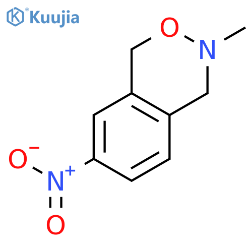 3-methyl-7-nitro-3,4-dihydro-1H-2,3-benzoxazine structure