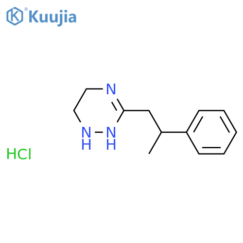 3-(2-phenylpropyl)-1,2,5,6-tetrahydro-1,2,4-triazine hydrochloride (1:1) structure