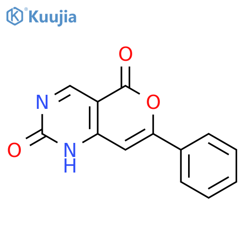 2H-Pyrano[4,3-d]pyrimidine-2,5(1H)-dione, 7-phenyl- structure