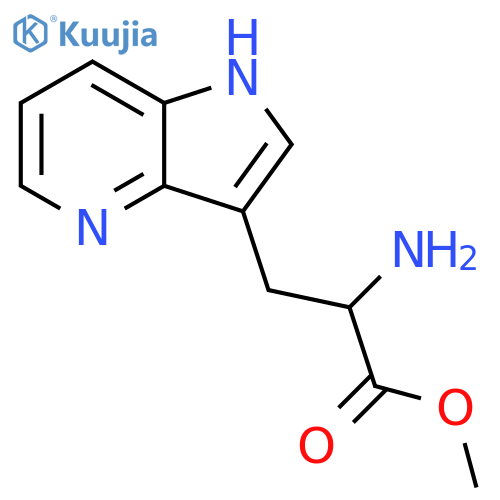 methyl 2-amino-3-{1H-pyrrolo3,2-bpyridin-3-yl}propanoate structure