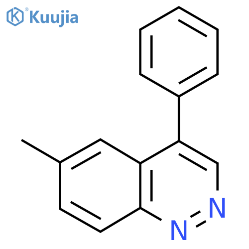 6-Methyl-4-phenylcinnoline structure