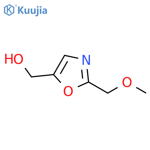 5-Oxazolemethanol, 2-(methoxymethyl)- structure