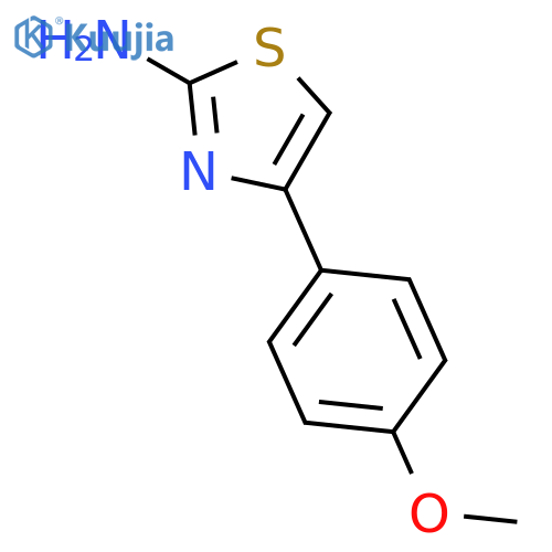 4-(4-methoxyphenyl)-1,3-thiazol-2-amine structure
