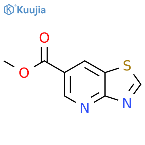 Methyl thiazolo[4,5-b]pyridine-6-carboxylate structure