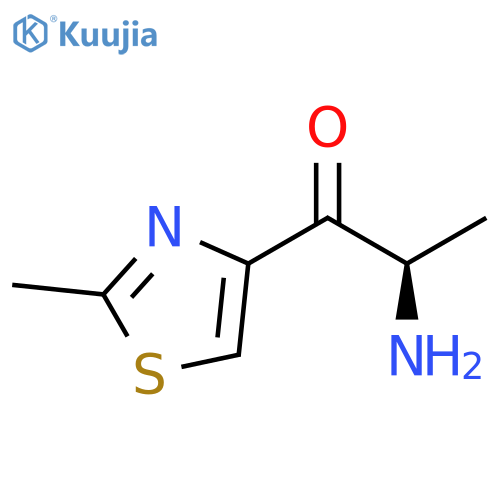 1-Propanone, 2-amino-1-(2-methyl-4-thiazolyl)-, (2R)- structure