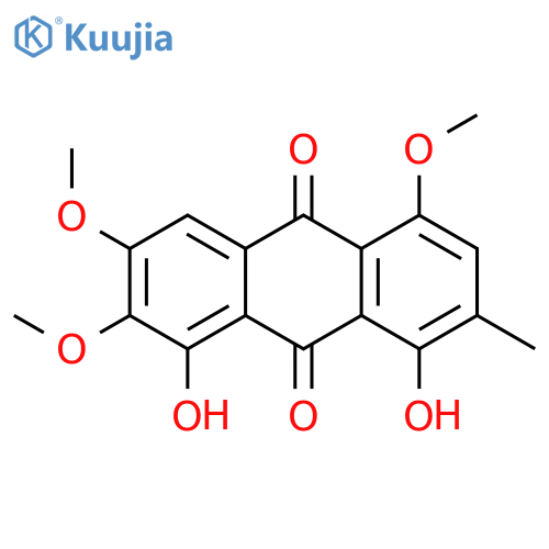 9,10-Anthracenedione, 1,8-dihydroxy-2,3,5-trimethoxy-7-methyl- structure