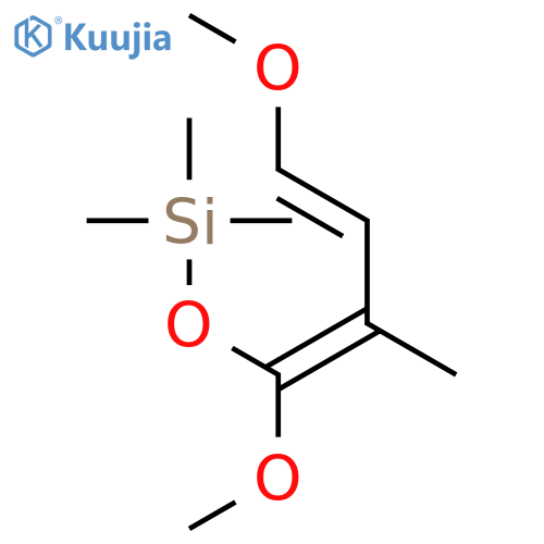 Silane, [[(3E)-1,4-dimethoxy-2-methyl-1,3-butadienyl]oxy]trimethyl- structure