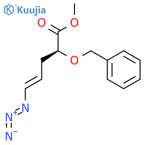 4-PENTENOIC ACID, 5-AZIDO-2-(PHENYLMETHOXY)-, METHYL ESTER, (2S)- structure