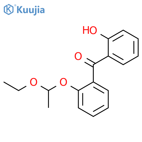 Methanone, [2-(1-ethoxyethoxy)phenyl](2-hydroxyphenyl)- structure