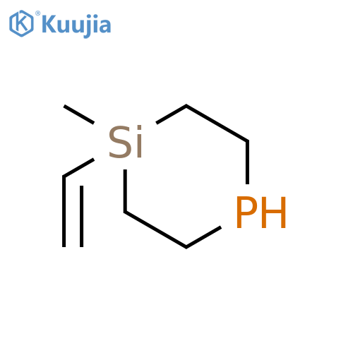 1-Phospha-4-silacyclohexane, 4-ethenyl-4-methyl- structure