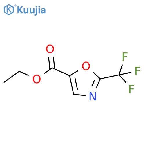 2-Trifluoromethyl-oxazole-5-carboxylic acid ethyl ester structure