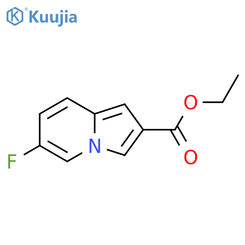Ethyl 6-fluoroindolizine-2-carboxylate structure