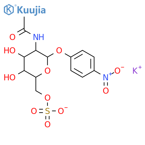 p-Nitrophenyl 6-Sulfo-2-acetamido-2-deoxy--D-glucopyranoside, Potassium Salt structure