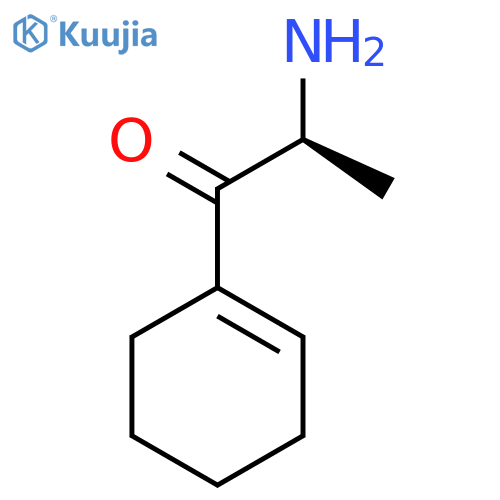 (2S)-2-amino-1-(cyclohex-1-en-1-yl)propan-1-one structure