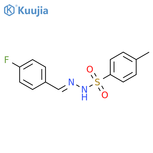 N'-(4-fluorobenzylidene)-4-methylbenzene-1-sulfonohydrazide structure