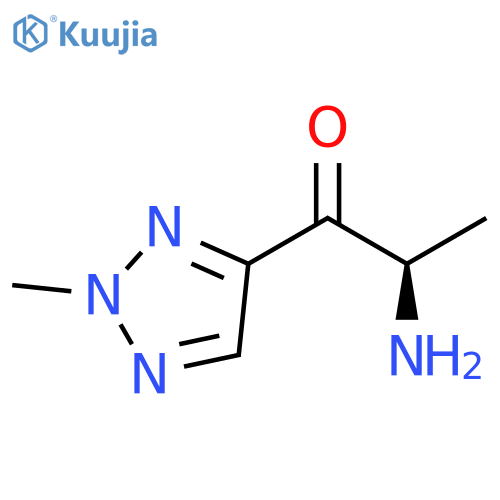 1-Propanone, 2-amino-1-(2-methyl-2H-1,2,3-triazol-4-yl)-, (2R)- structure