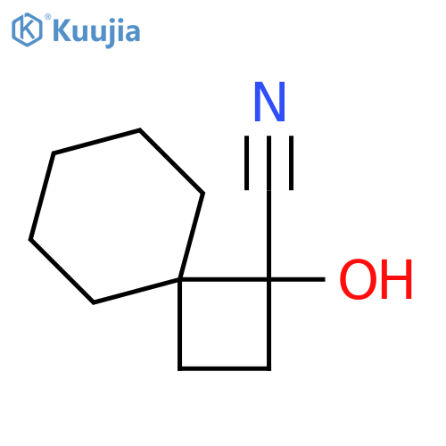 1-hydroxyspiro[3.5]nonane-1-carbonitrile structure