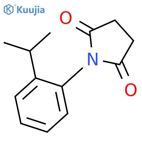 2,5-Pyrrolidinedione, 1-[2-(1-methylethyl)phenyl]- structure