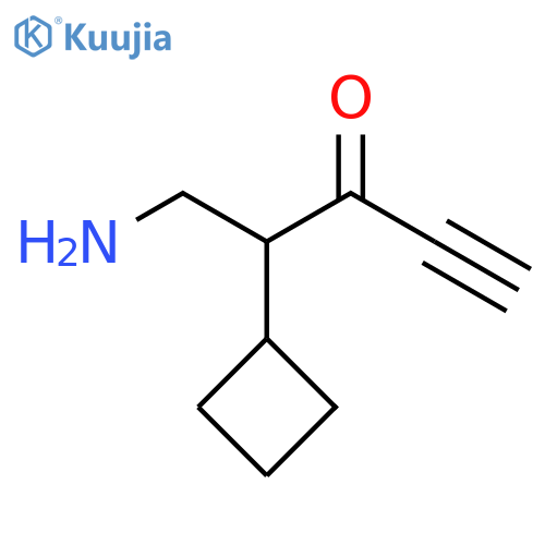1-Pentyn-3-one, 5-amino-4-cyclobutyl- structure