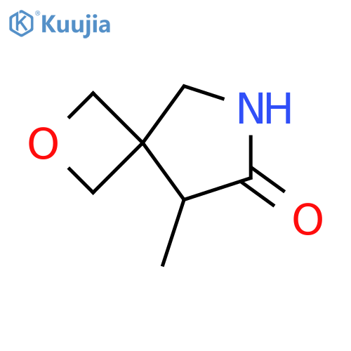 5-methyl-2-oxa-7-azaspiro[3.4]octan-6-one structure