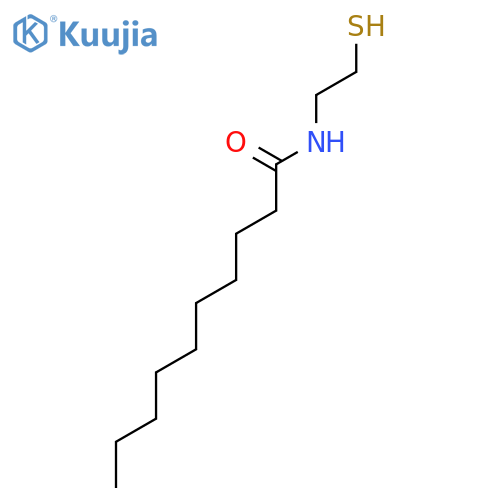 Decanamide, N-(2-mercaptoethyl)- structure