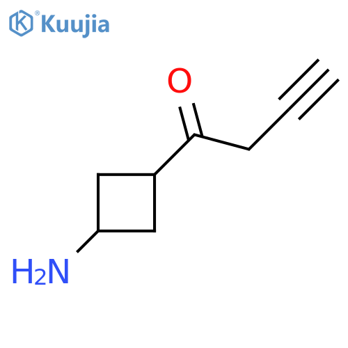 3-Butyn-1-one, 1-(3-aminocyclobutyl)- structure