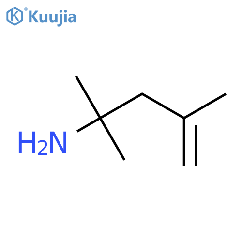 2,4-dimethylpent-4-en-2-amine structure
