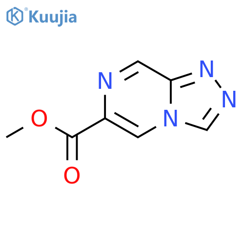 methyl [1,2,4]triazolo[4,3-a]pyrazine-6-carboxylate structure