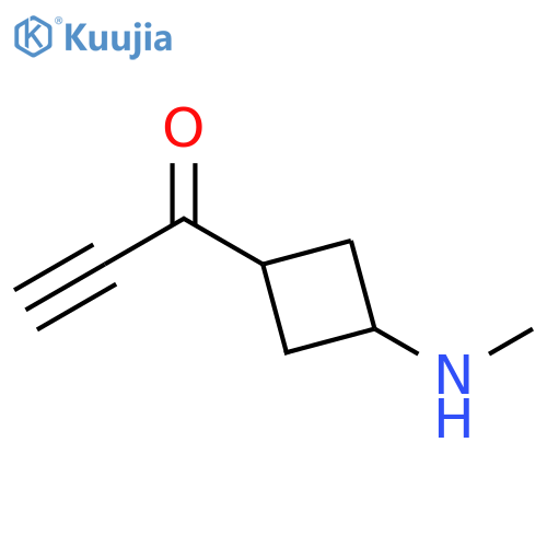 2-Propyn-1-one, 1-[3-(methylamino)cyclobutyl]- structure