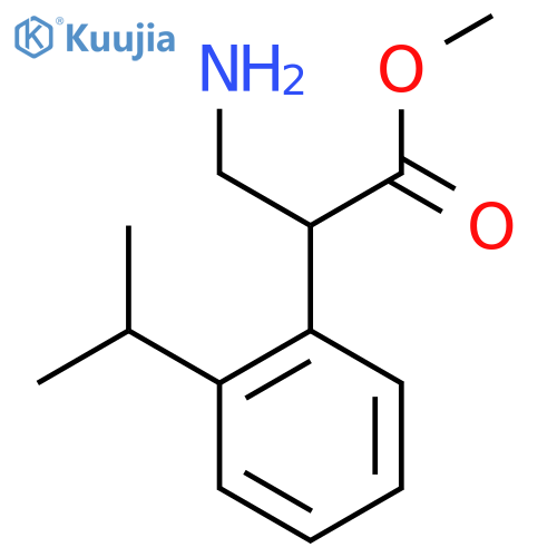 methyl 3-amino-2-2-(propan-2-yl)phenylpropanoate structure