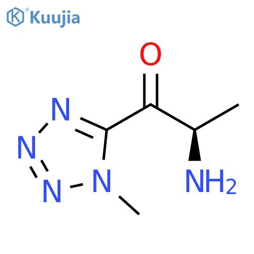 1-Propanone, 2-amino-1-(1-methyl-1H-tetrazol-5-yl)-, (2R)- structure
