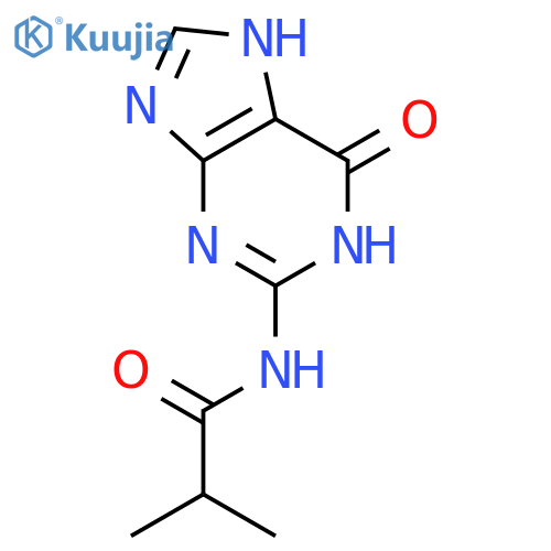 N-(6,7-Dihydro-6-oxo-1H-purin-2-yl)-2-methylpropanamide structure