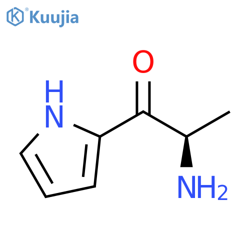 1-Propanone, 2-amino-1-(1H-pyrrol-2-yl)-, (2R)- structure